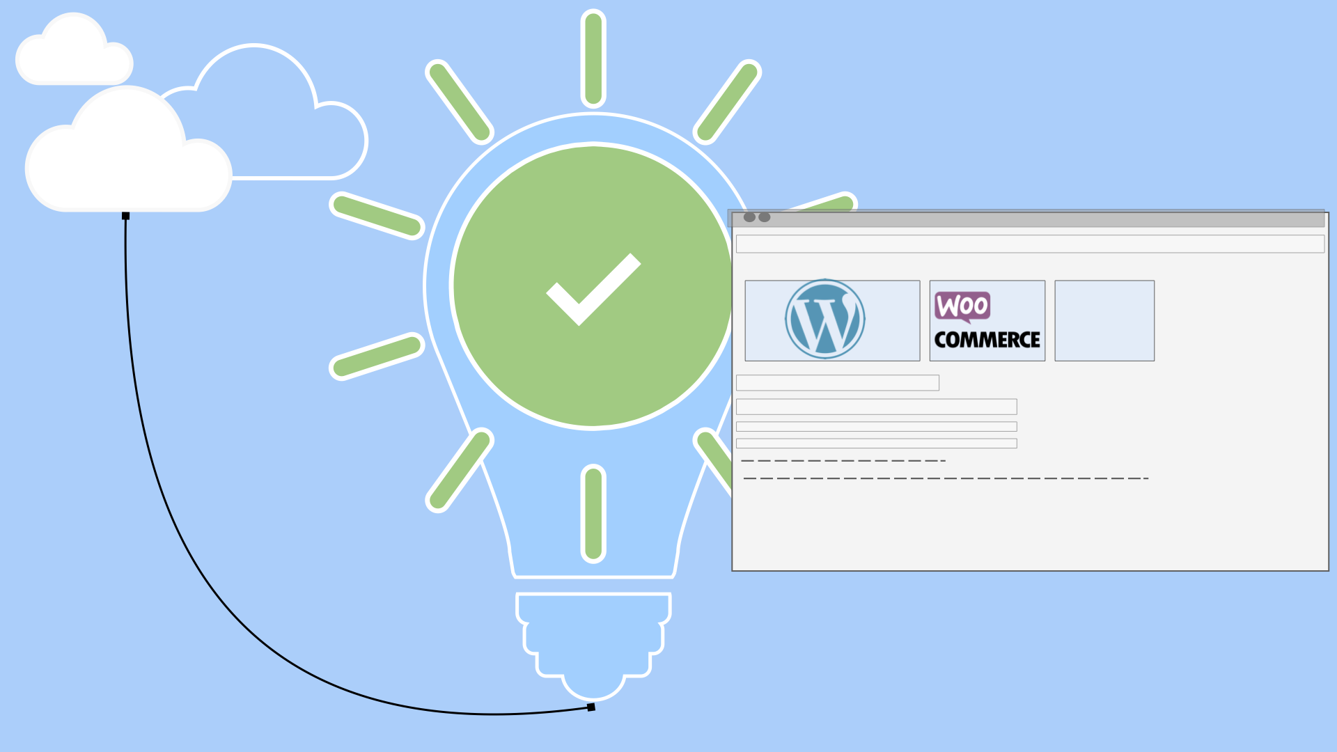 WebPress and WooCommerce on Cloud graphic